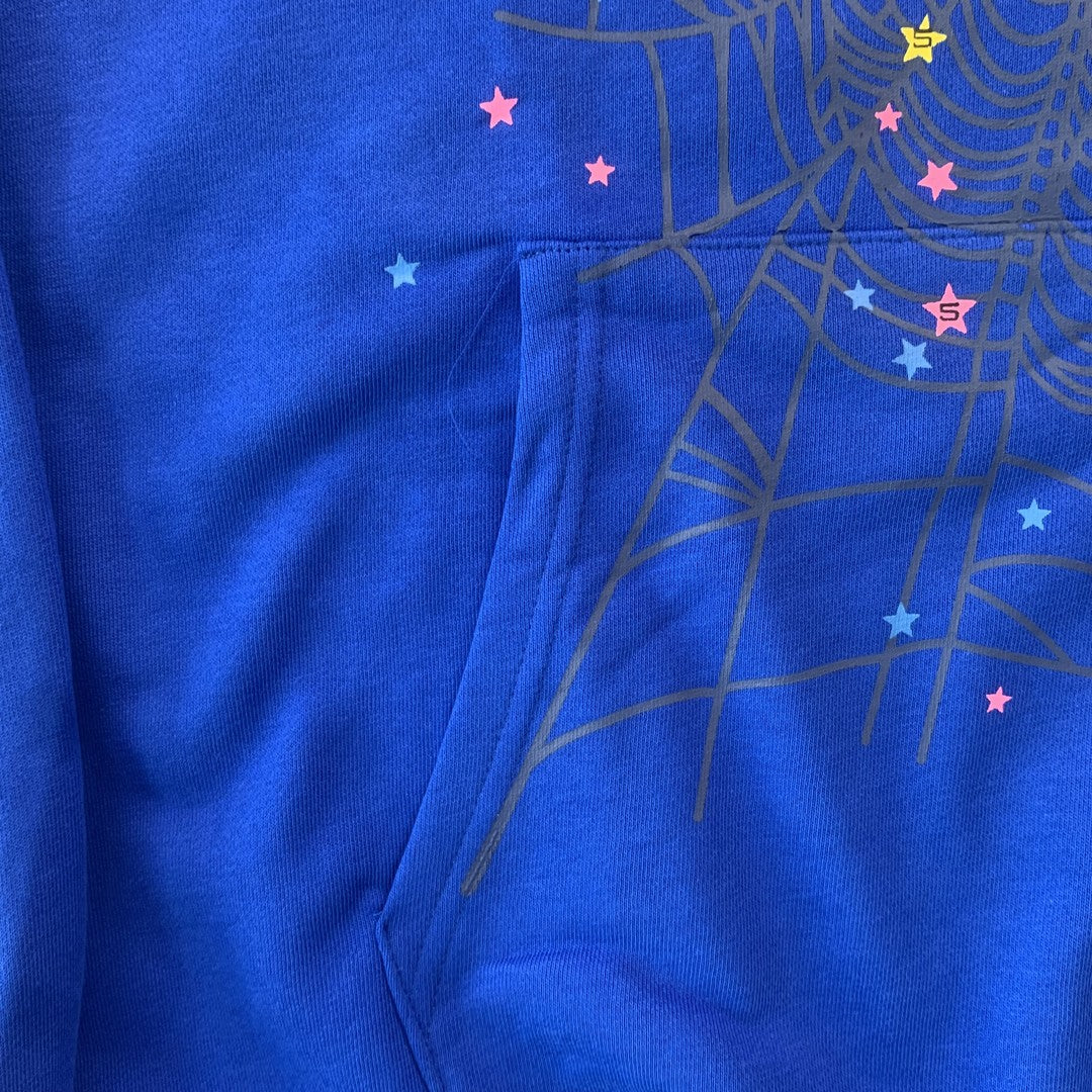 "Sp5der" Blue Hoodie