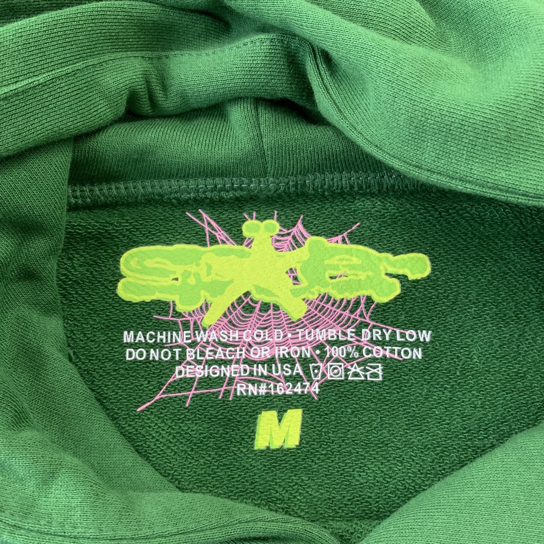 "Sp5der" Green Hoodie