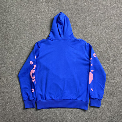 "Sp5der" Blue Hoodie