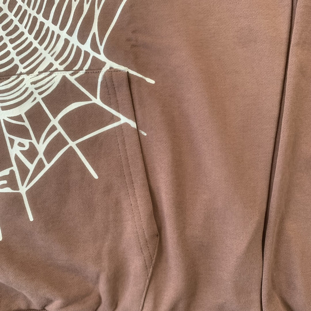 "Sp5der" Brown Hoodie