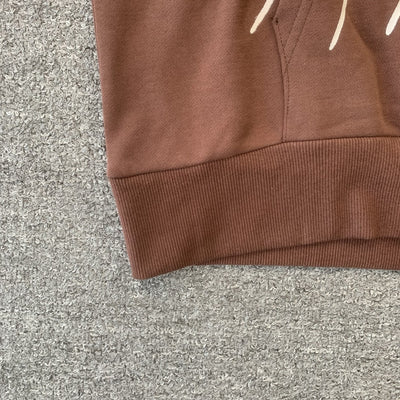 "Sp5der" Brown Hoodie