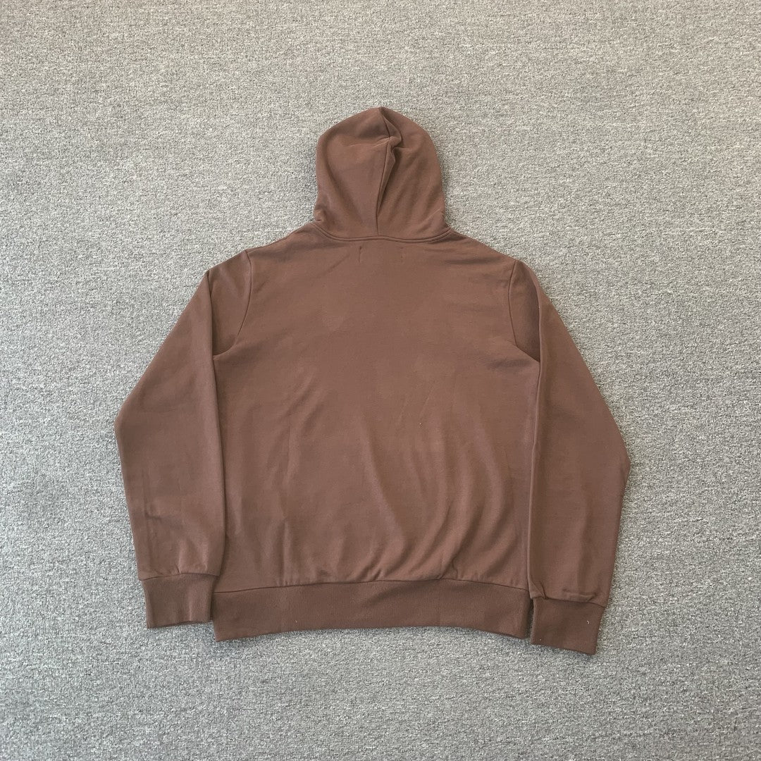 "Sp5der" Brown Hoodie