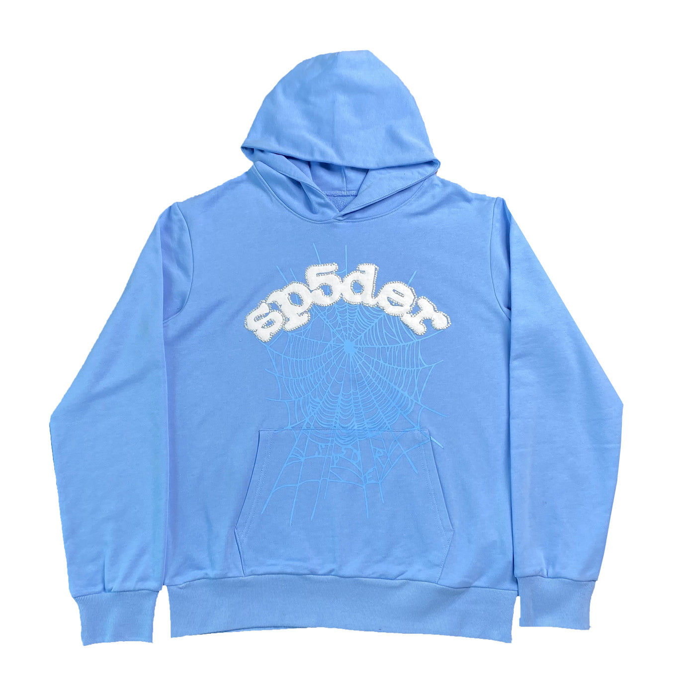 "Sp5der" Baby Blue Hoodie