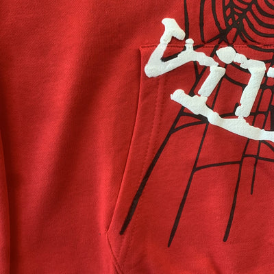 "Sp5der" Red Hoodie