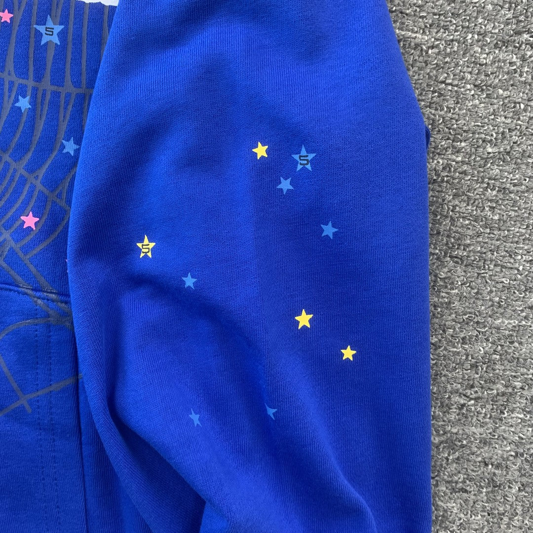 "Sp5der" Blue Hoodie