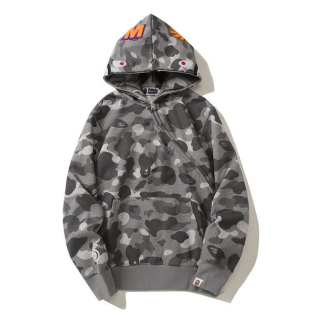 Side Zipper Bape Hoodie