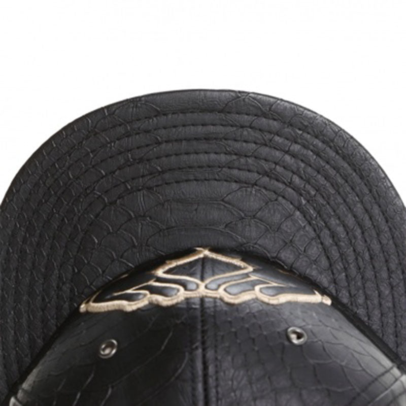 "Brooklyn"  Leather Cap