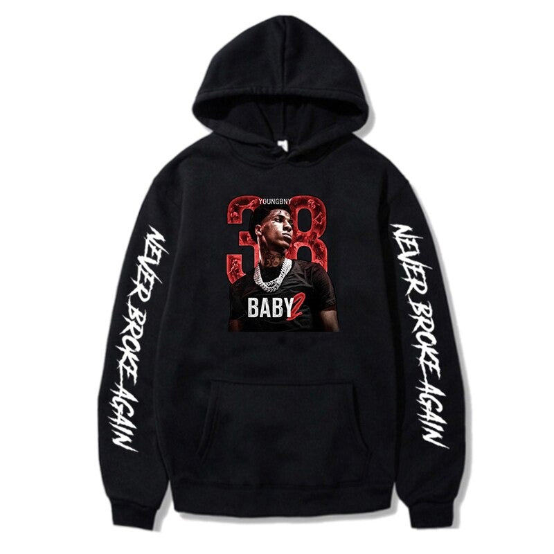 Nba youngboy hoodie red Clearance