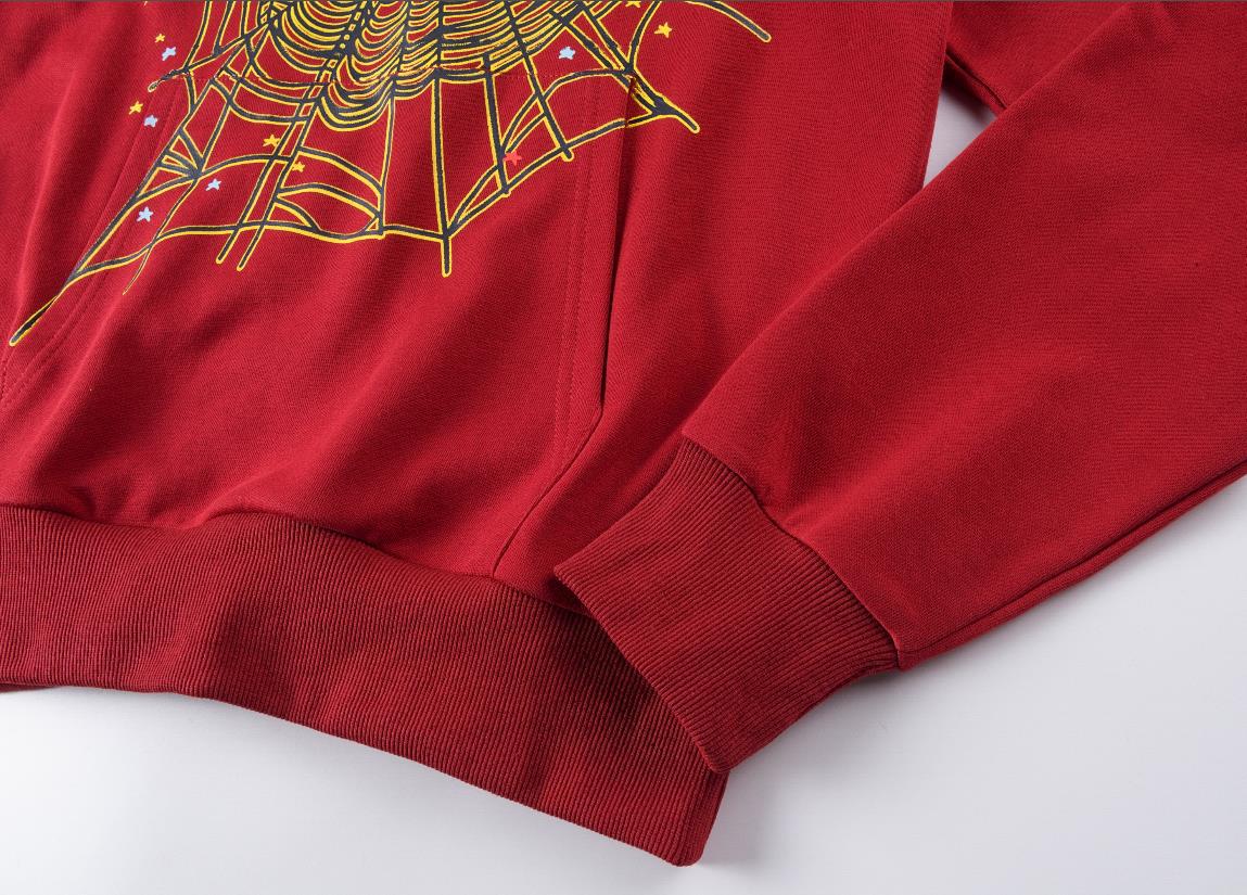 "Sp5der" Red  Hoodie