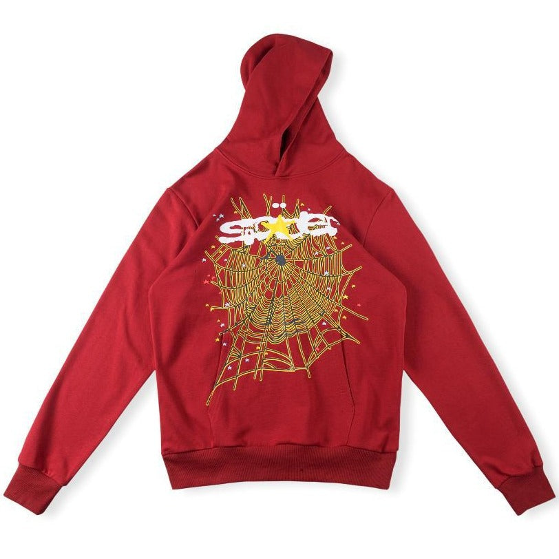 "Sp5der" Red  Hoodie