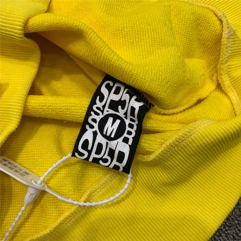 "Sp5der" Yellow  Hoodie