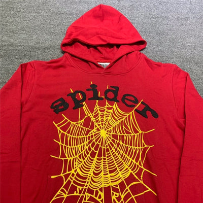 "Sp5der" Red  Hoodie