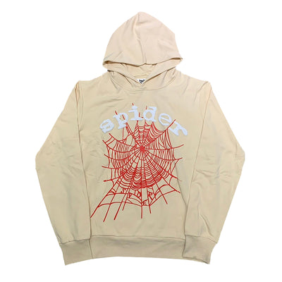 "Sp5der" Cream  Hoodie