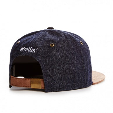 "Roll Up"  Denim Cap