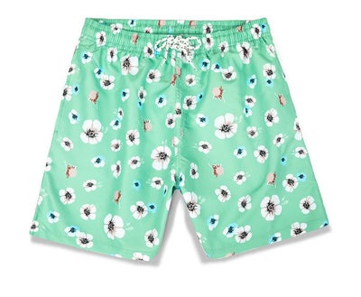 "Green Floral" Shorts