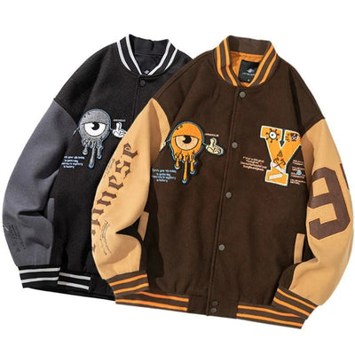 "Eye-Y" Varsity Jacket