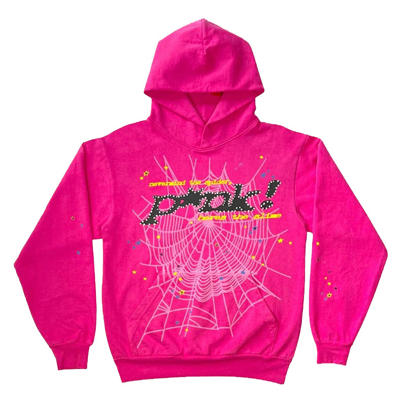 "Sp5der" Pink  Hoodie