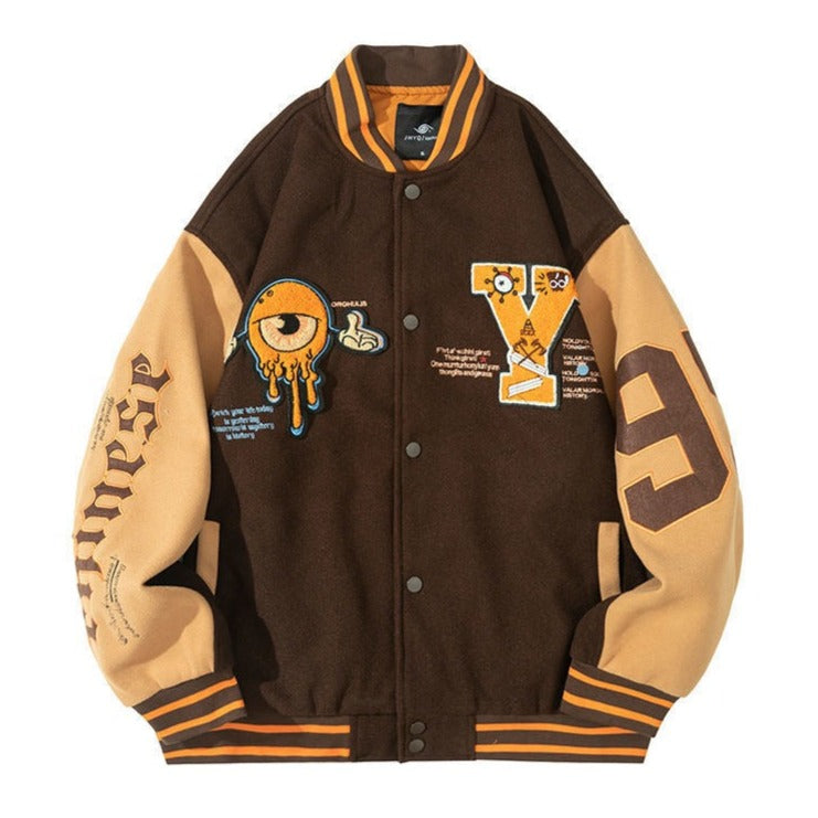 "Eye-Y" Varsity Jacket