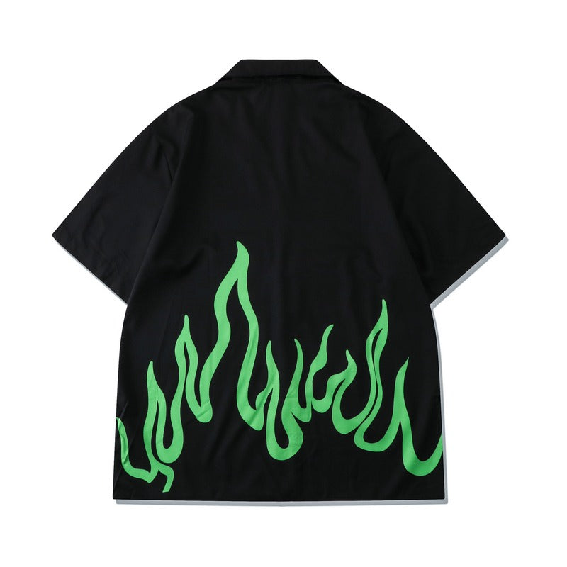 "Green Flame" Beach Fit