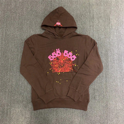 "Sp5der" Brown Hoodie