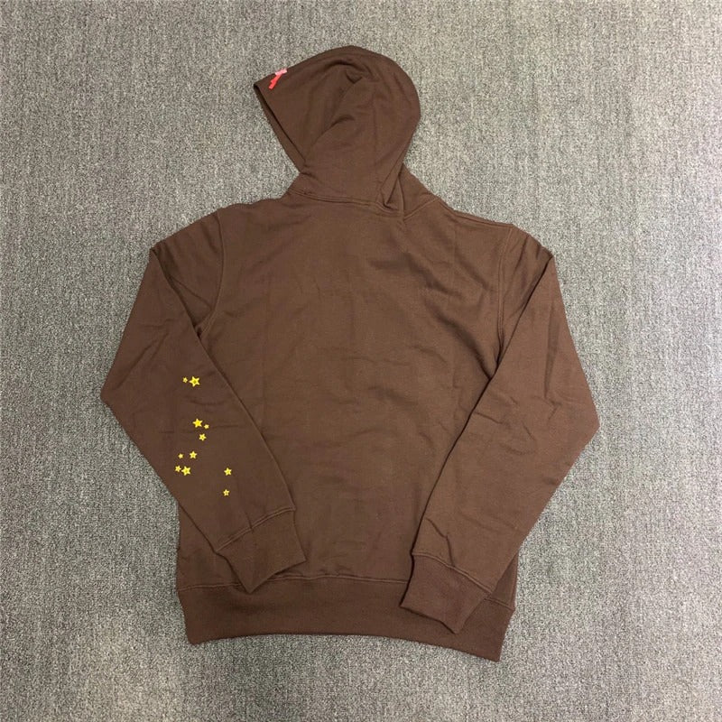 "Sp5der" Brown Hoodie