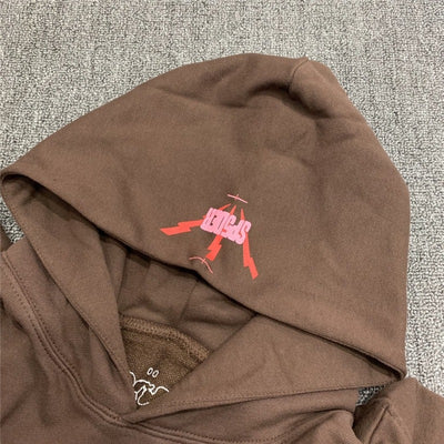 "Sp5der" Brown Hoodie