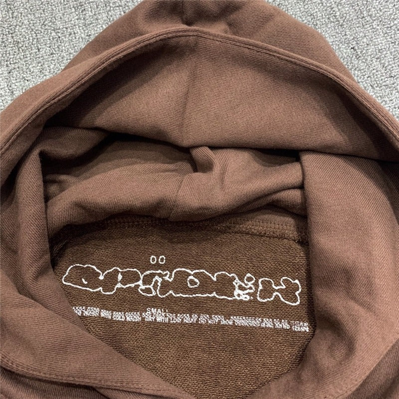 "Sp5der" Brown Hoodie