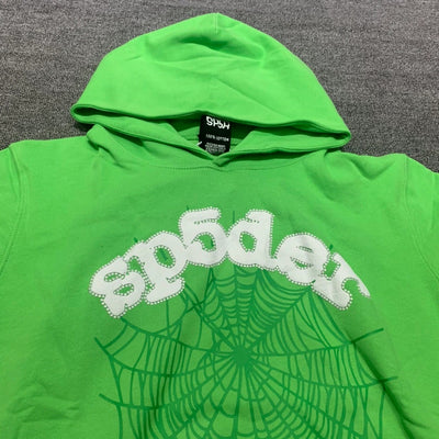 "Sp5der" Green  Hoodie