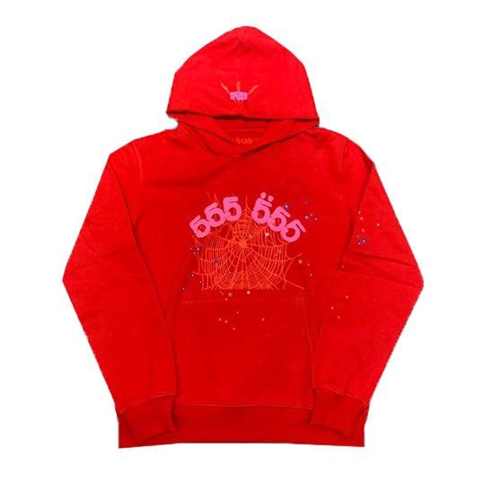 "Sp5der" Red  Hoodie