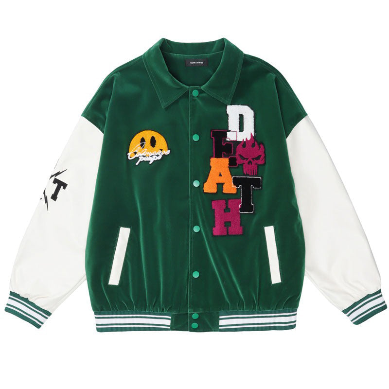 "Smile & Death" Varsity Jacket