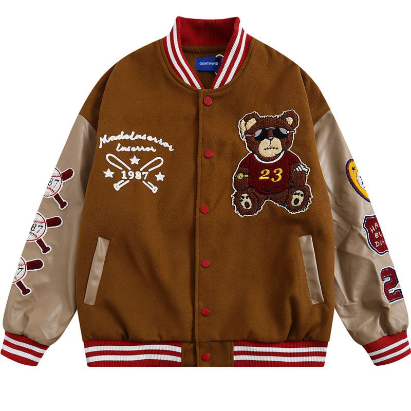 "23-Bear" Varsity Jacket