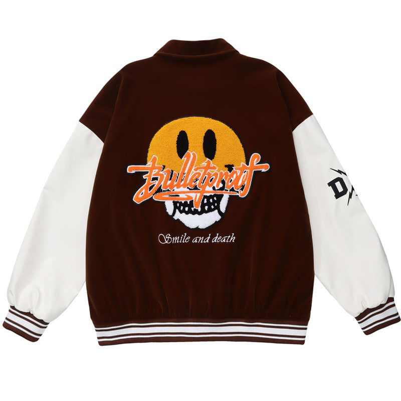 "Smile & Death" Varsity Jacket