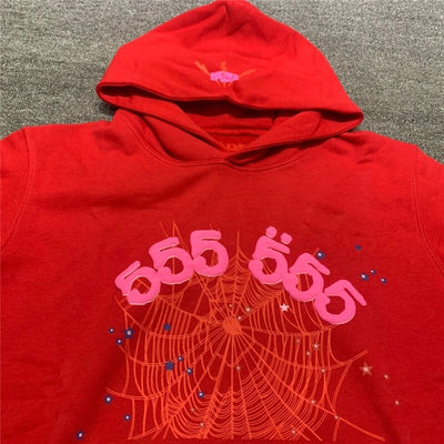 "Sp5der" Red  Hoodie