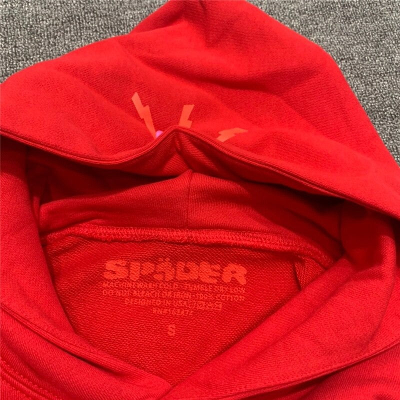 "Sp5der" Red  Hoodie