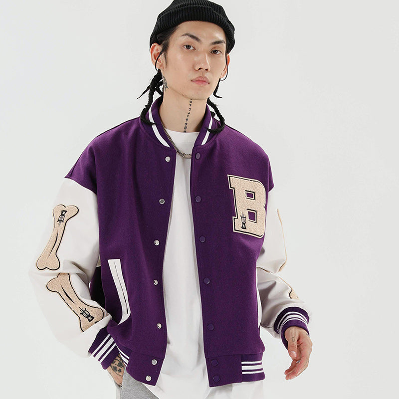 "Bone" Varsity Jacket