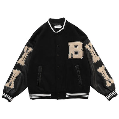 "Bone" Varsity Jacket