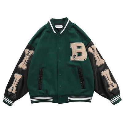 "Bone" Varsity Jacket