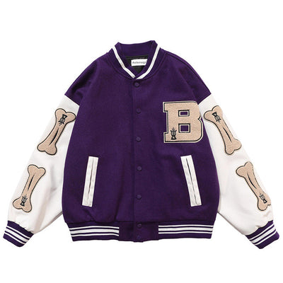 "Bone" Varsity Jacket