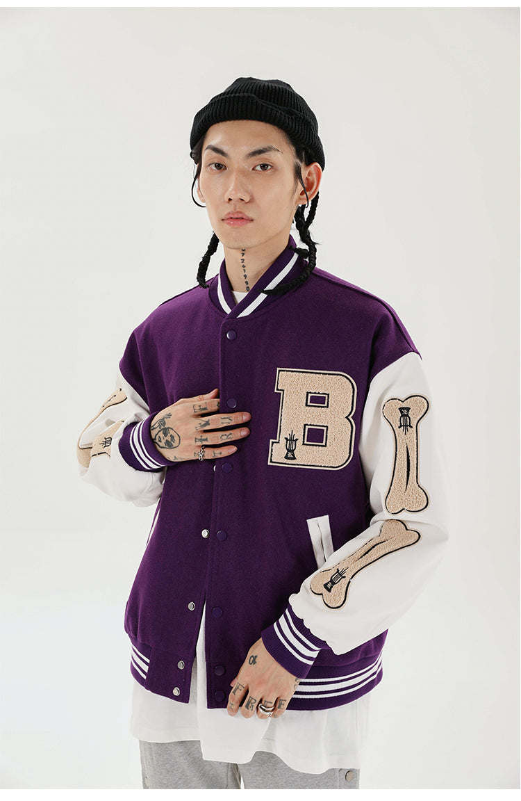 "Bone" Varsity Jacket