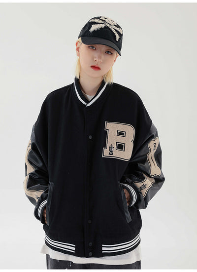 "Bone" Varsity Jacket