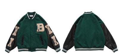 "Bone" Varsity Jacket