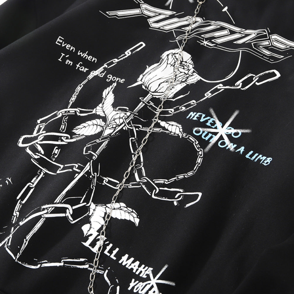 "Chain-Rose" Hoodie