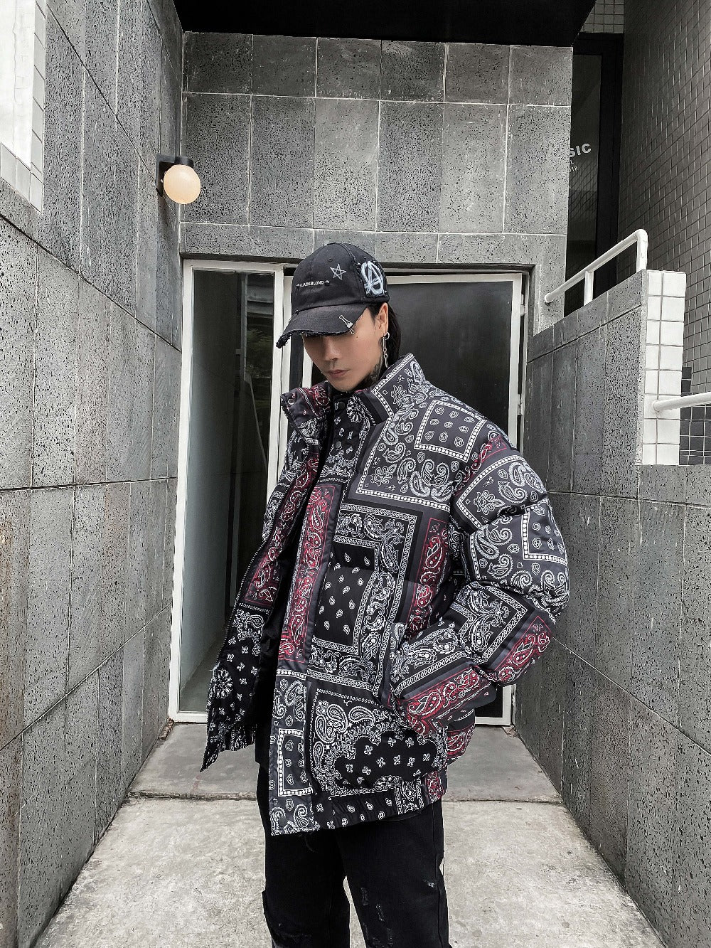 "Bandana" Puffer Jacket