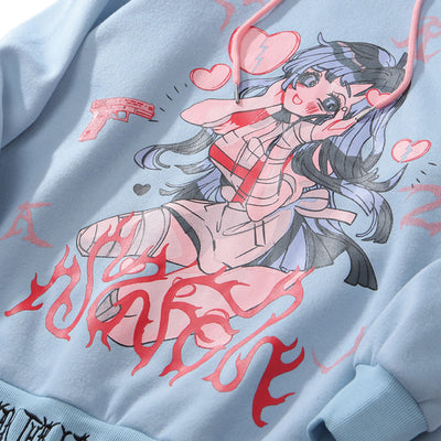 "Kawaii-Punk" Hoodie