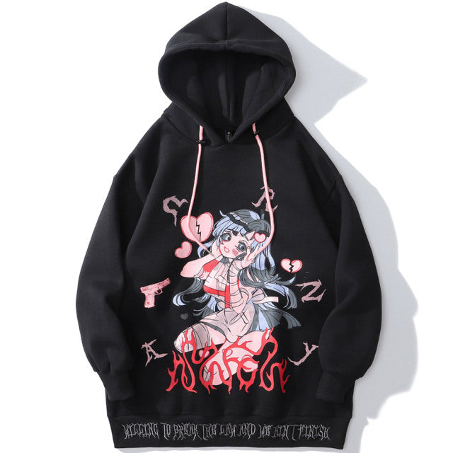 "Kawaii-Punk" Hoodie