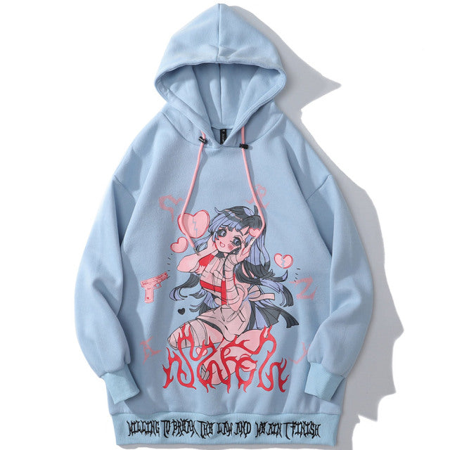 "Kawaii-Punk" Hoodie