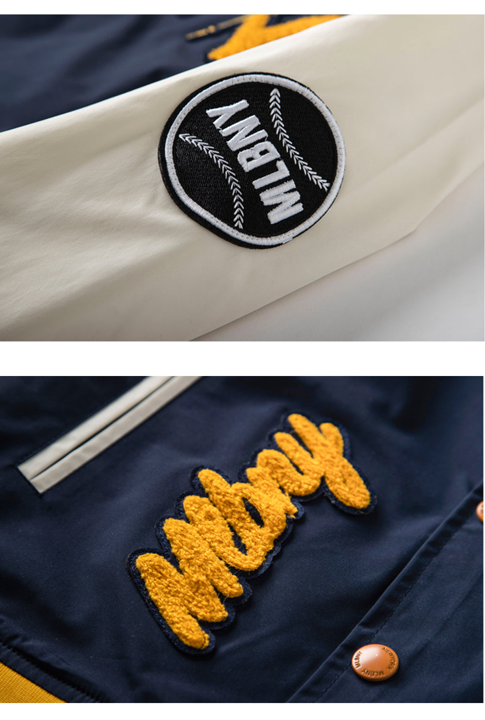 "MLBNY" Varsity Jacket