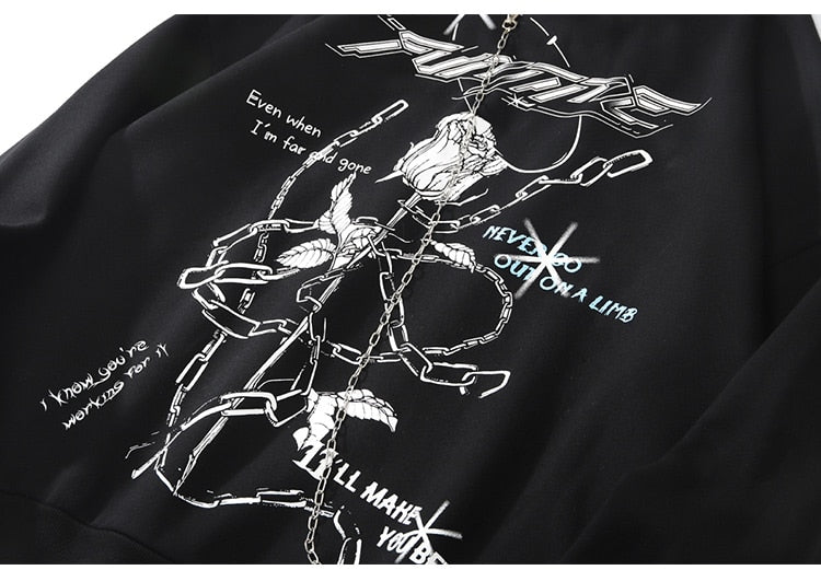 "Chain-Rose" Hoodie