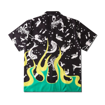 "Green-Flame" Shirt