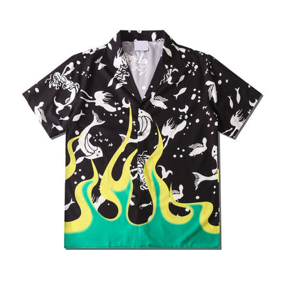 "Green-Flame" Shirt